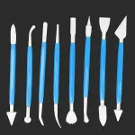 DIY Baking Tools,Eight Carving Pens Cake Sculpting Modeling Tools Removable Design for Decorate Fondant Cakes for Make Cakes with Various Patterns