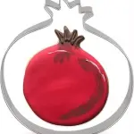 Pomegranate cookie cutter