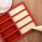 8 cavity rectangle shape silicone mould