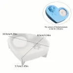 heart shape storage box with lid silicone mould (large size )
