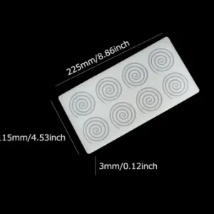 Spiral Chocolate Garnish Mould