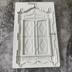 Large Vintage Door Silicone Fondant Mould