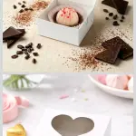10 Pcs White Heart Window Multipurpose Gift & Packaging Box