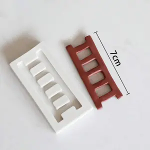 2 Pcs Ladder Silicone Fondant Mould