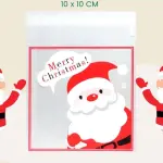 Clear Santa 100pcs Cookie Candy Sleeve