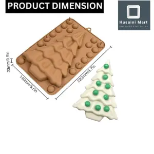 Large Christmas Tree silicone mould for chocolate resins etc