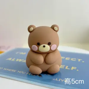 Cute 3D Brown Teddy Bear Cake Toys