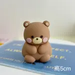 Cute 3D Brown Teddy Bear Cake Toys
