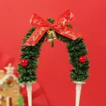 3 pcs Christmas theme cupcake topper