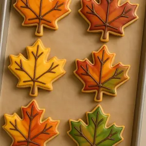 5 pcs maple leaf stainless steel cookie cutter set