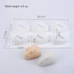 6 Cavity Easter Bunny Silicone Mould