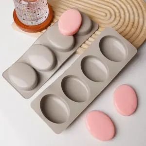 Silicone Oval Shape Mould - 50 Grams