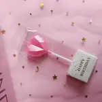 3D Diamond Heart & Star Cake Candle Set - Pink
