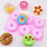 6 cavity Donut silicone mould