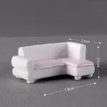 Miniature Resin Sofa Model
