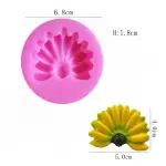 Banana shaped silicone mould style 3