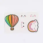 5 pcs Rainbow & Cloud Pattern Cake Topper set