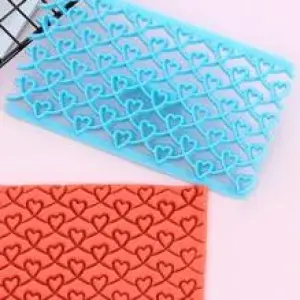 1pc Heart Shaped impression mat