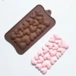 1pc Bubble Heart Shaped Silicone Mould for Chocolate,Candy,Cookie And Dessert