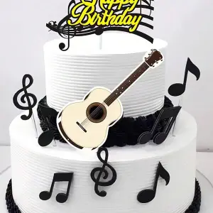 Set Of 9 Music Note Photo Booth Props,Christmas