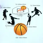 Basketball Cake Toppers For Cupcake Decorating Party Supplies,Ideal For Basketball Player Or Fan Themed Parties,Christmas