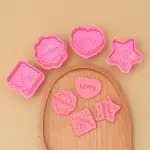4pcs Cookie Cutter plunger set
