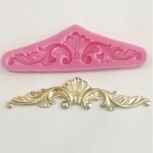 Crown boarder decorative silicone mould