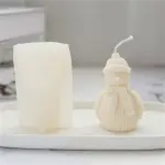 3D CHRISTMAS SNOWMAN CANDLE MOULD