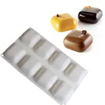 8 Cavity Rounded Square Silicone Mould