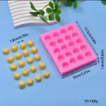 20 cavity swirl silicone mould