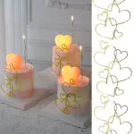1 PCS Love Heart Cake Topper Valentine's Day Acrylic Heart Cake topper