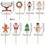 Christmas Paper Inserts,Suitable For Christmas Party,Baking Decoration Christmas Christmas Decor Christmas Decorations Christmas Gifts