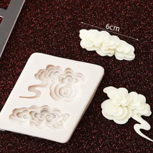 2 cavity cloud silicone mould