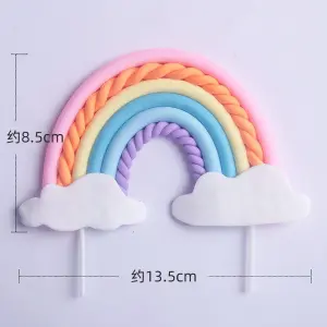 3D Clay Rainbow Cake Toys