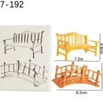 Fairy Garden arch bridge Bench silicone mould