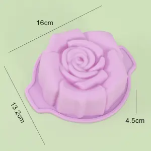 3D rose shape Entremet Silicone mould