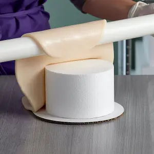6" x 4" Foam Round Cake Dummy