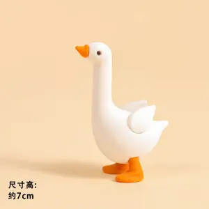 3D White Goose Cake Toys