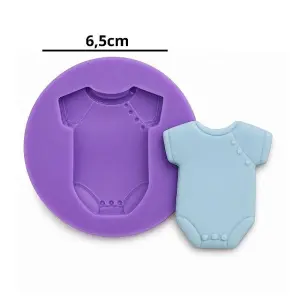 Baby clothes bodysuit silicone mould