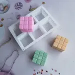6 Cavity Rubic Cube Silicone Mould