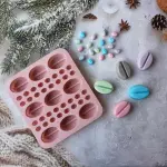 Big Small coffee bean shape silicone mould