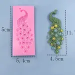 Peacock Bird Silicone Fondant Mould
