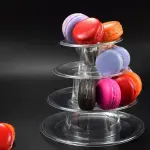 4-Tier Macaron & Cupcake Tower Display Stand