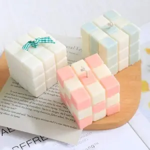 2 Cavity Rubik's Cube Silicone Mould