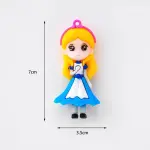 Cute Alice Doll Silicone Pendant Charm