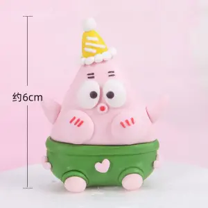 Cute Patrick Star Clay Cake Toys
