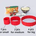 Silicone Multi Shape Made Adjustable Cake Mould Baking Tools | Magic Bake Snake Cake Mold |Made A Different Shape Cake at Home Or Kitchen Using This Cake Mould