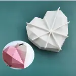 geometric diamond heart shape pinata Silicone mould style 2