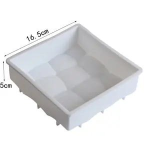 3D origami Rock shape Entremet Silicone mould