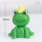 Cute Crown Frog Cake Toys Figurine